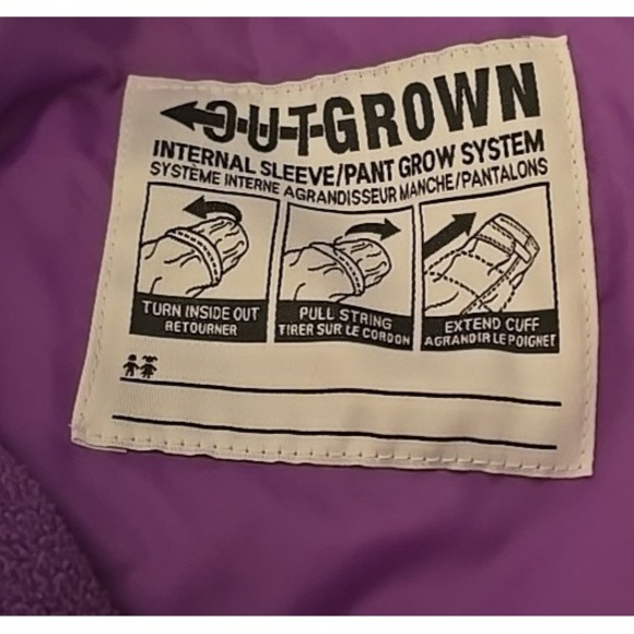 Columbia Starchaser Peak III OutGrown Insulated Snow Ski Pants XL Razzle Girls - Picture 11 of 14